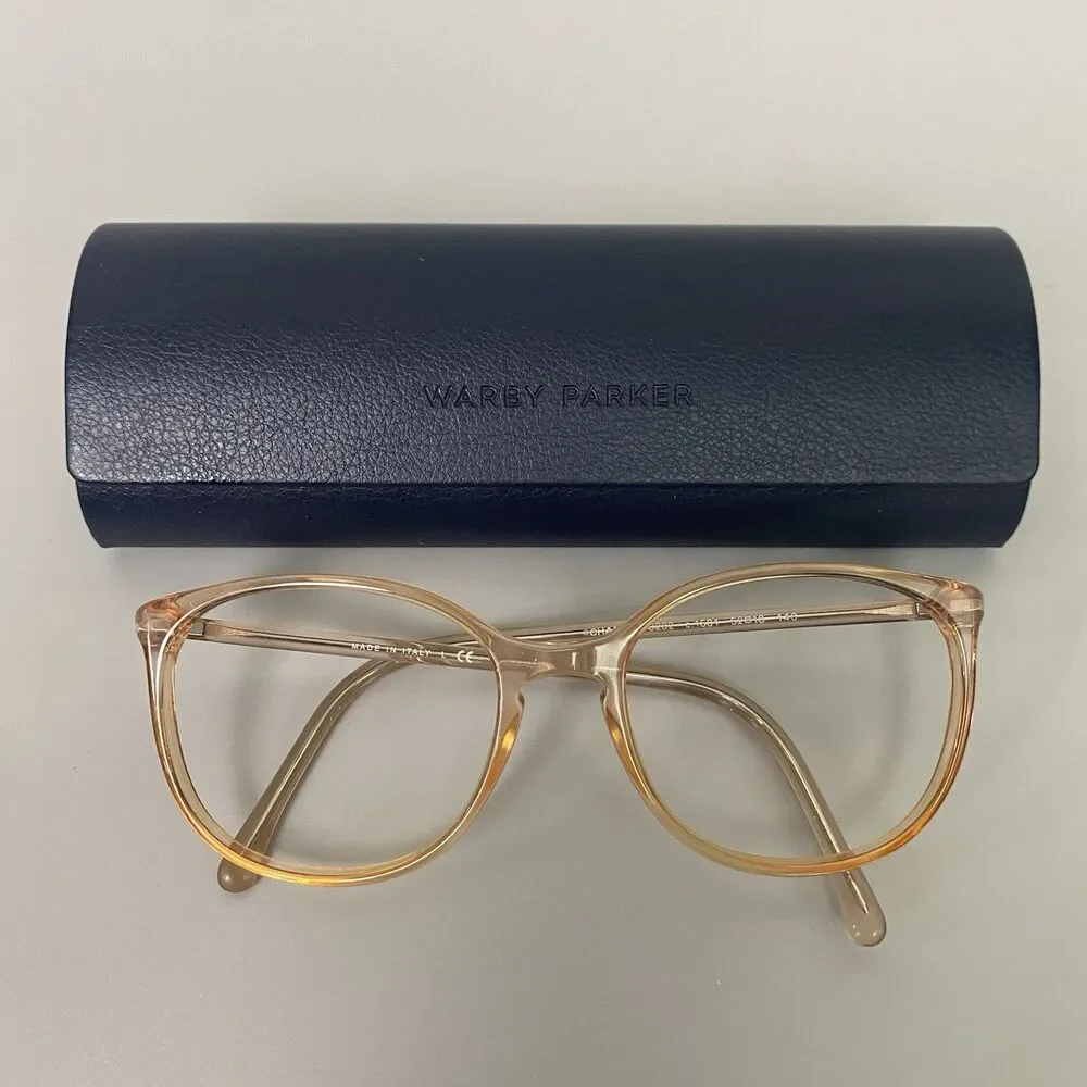 CHANEL 3282 c. 1681 Beige Crystal Eyeglass Frames 52 18 140 Italy Women’s